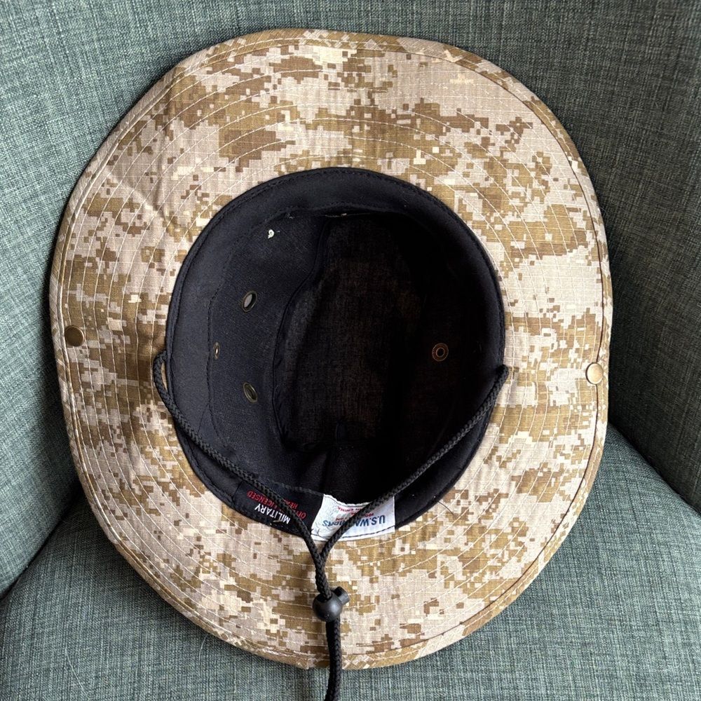 US Marines Digital Camo Military Hunter Hat Officially licensed chin strap - Picture 7 of 11